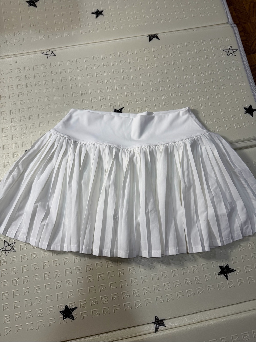 White Pleated Women’s Skirt